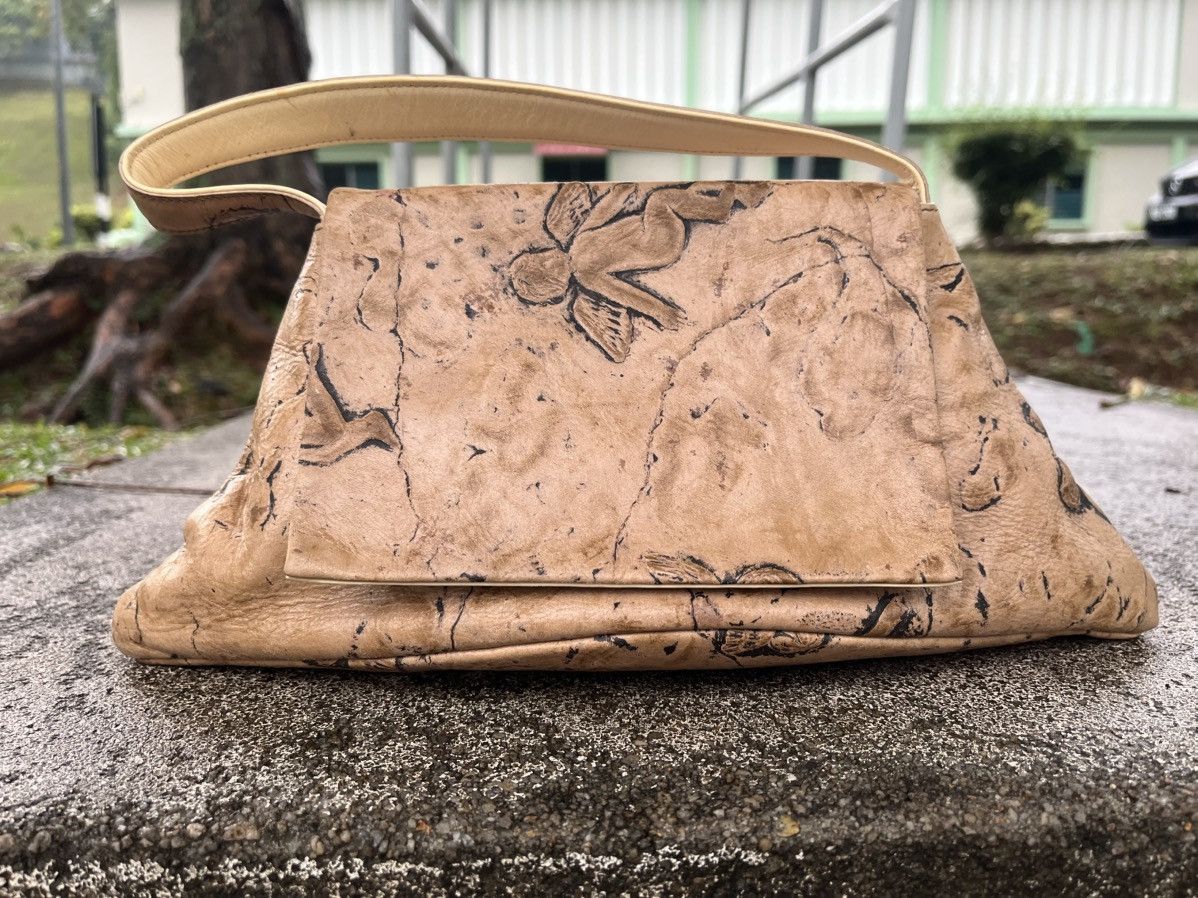 Japanese Brand × Vintage Vintage Leather Bag Angels Love Size ONE SIZE - 2 Thumbnail