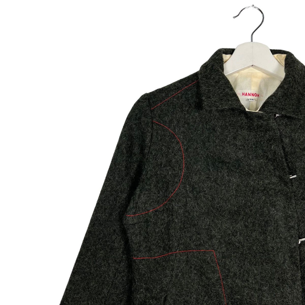 Japanese Brand 🔥 HANNOH AH 98 WOOL JACKET MADE IN FRANCE Size US S / EU 44-46 / 1 - 7 Thumbnail
