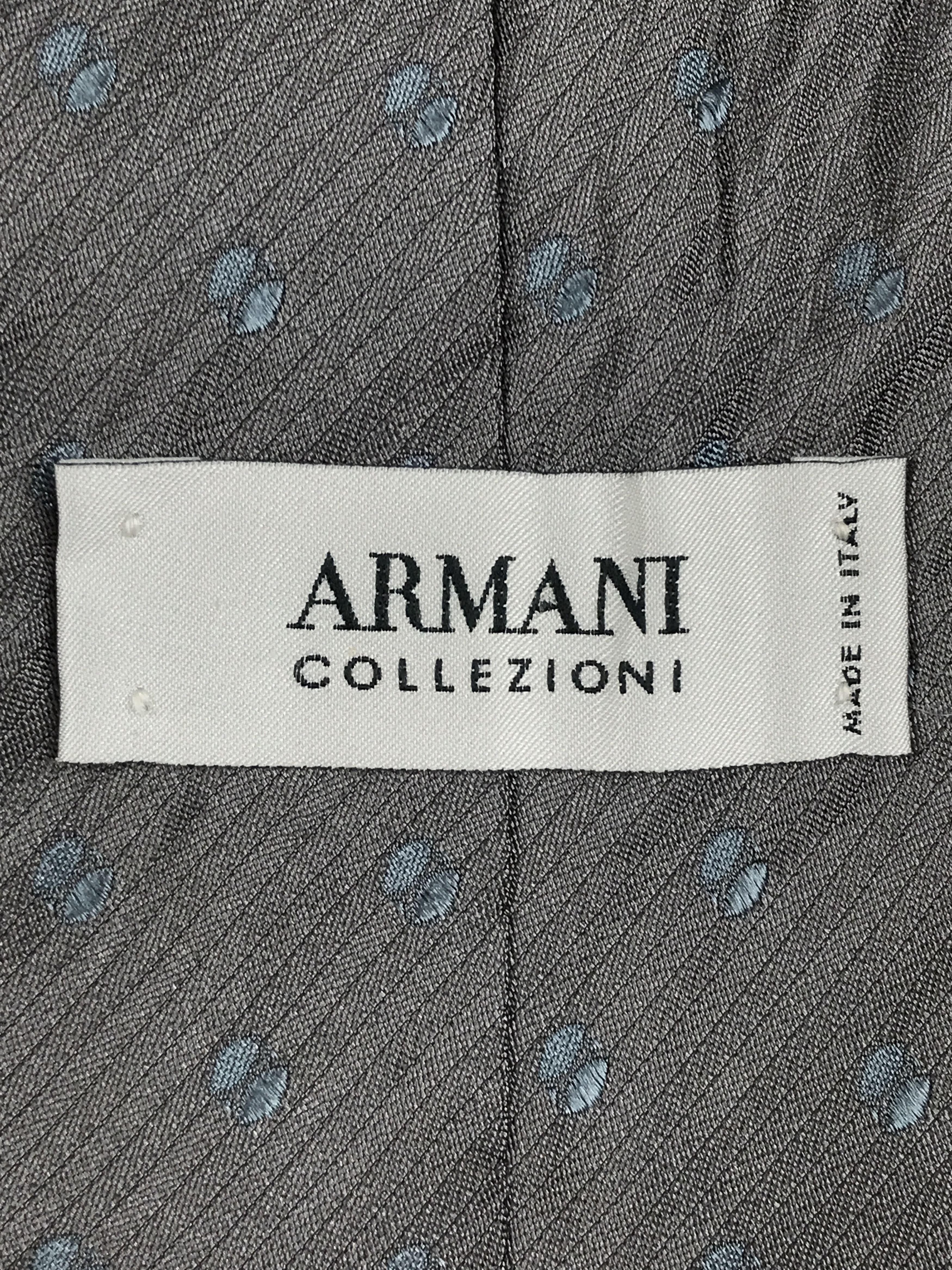 Armani Collezioni × Vintage Vintage Armani Collezioni Silk Necktie Size ONE SIZE - 8 Thumbnail