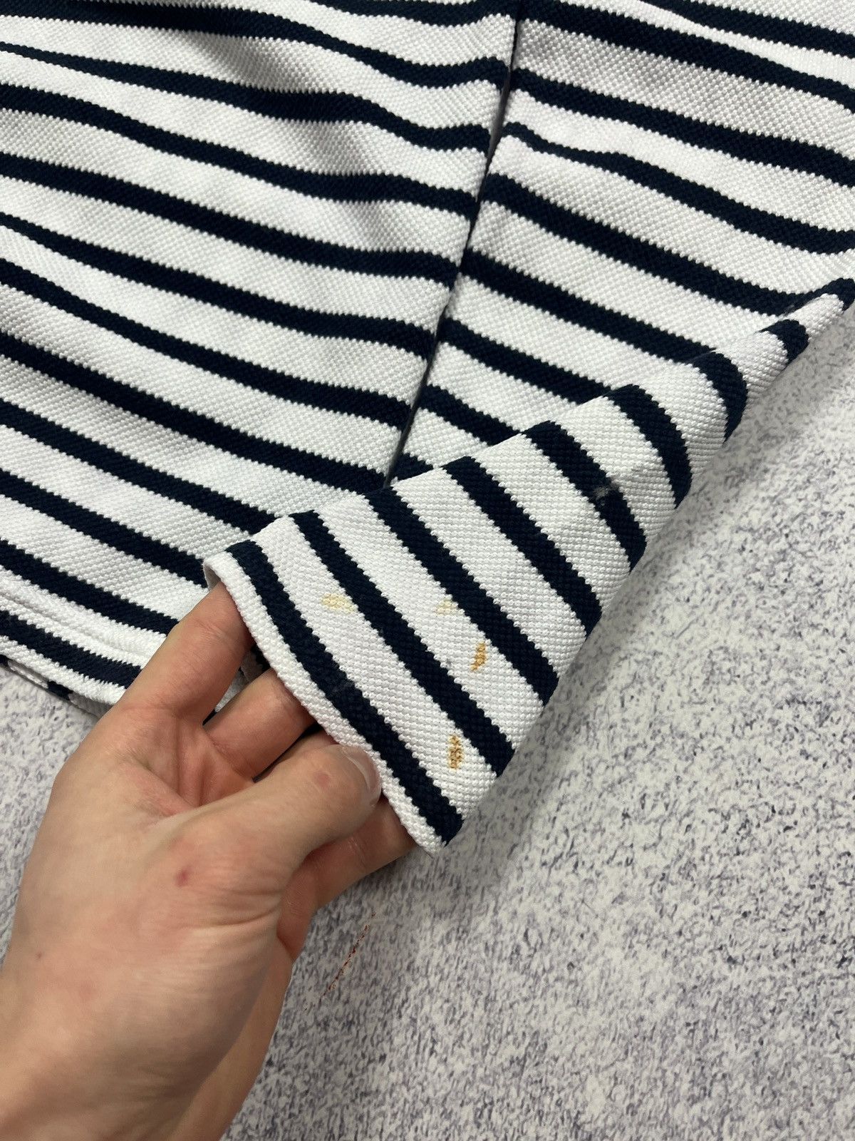 Lacoste × Other Lacoste Live Long Sleeve Striped Polo T-Shirt Size US S / EU 44-46 / 1 - 8 Thumbnail