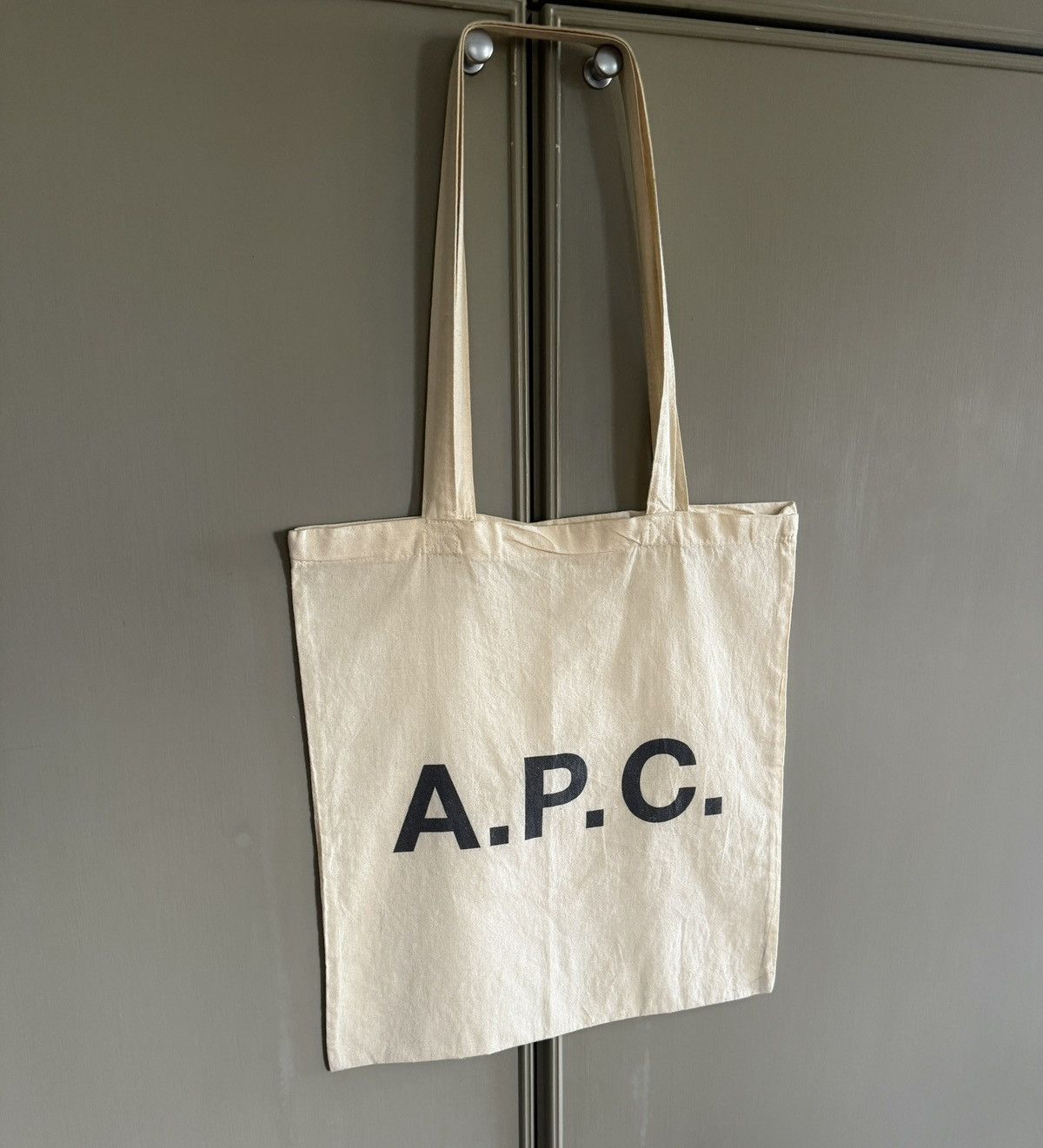 A.P.C. Vintage APC Versatile Canvas Tote Bag Size ONE SIZE - 3 Thumbnail