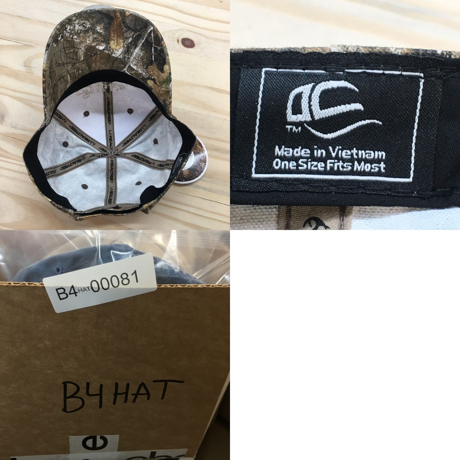 Realtree Realtree Outdoor Caps Baseball Hat Mens Brown OS Camo Embroidered Logo NEW Size ONE SIZE - 9 Thumbnail