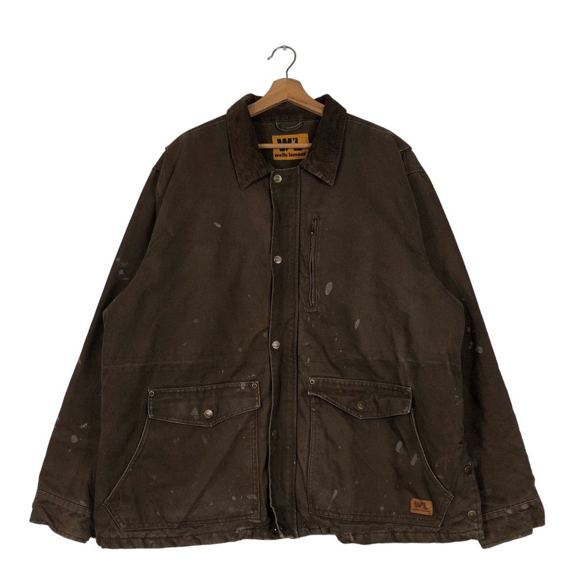 Japanese Brand Vintage Detroit Chore Work Jacket Wells Lamont Usa Garments Size US XL / EU 56 / 4 - 1 Thumbnail