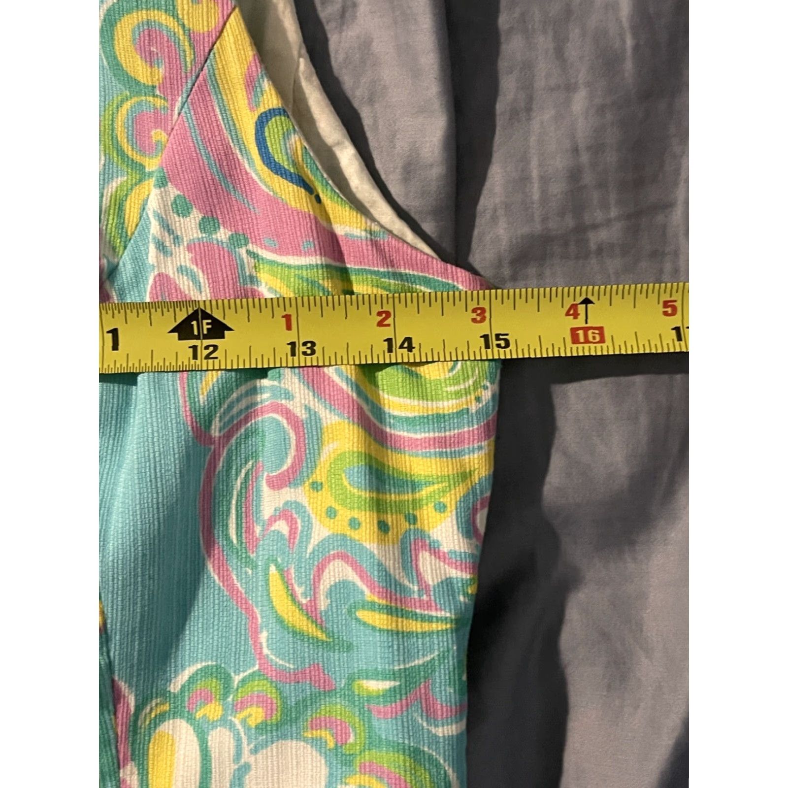 Lilly Pulitzer Lilly Pulitzer Alexa Shift Dress Shorely Blue Double Trouble Sz 4 Women Sleeveless Zip Short Multicolor USA Pattern 4 Size S / US 4 / IT 40 - 7 Thumbnail