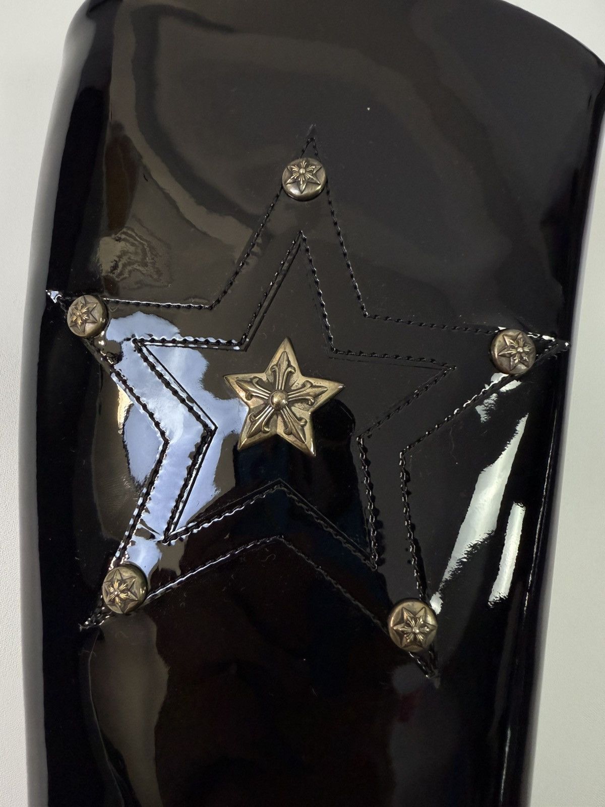 Chrome Hearts 🔥Chrome Hearts Black Sugar Jones Boots🔥 Size US 7 / IT 37 - 2 Thumbnail