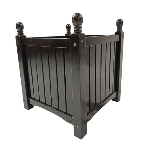 Designer × Homemade Wood Outdoor Square Wooden Flower and Herb Pot for Garden, Size US L / EU 52-54 / 3 - 8 Thumbnail
