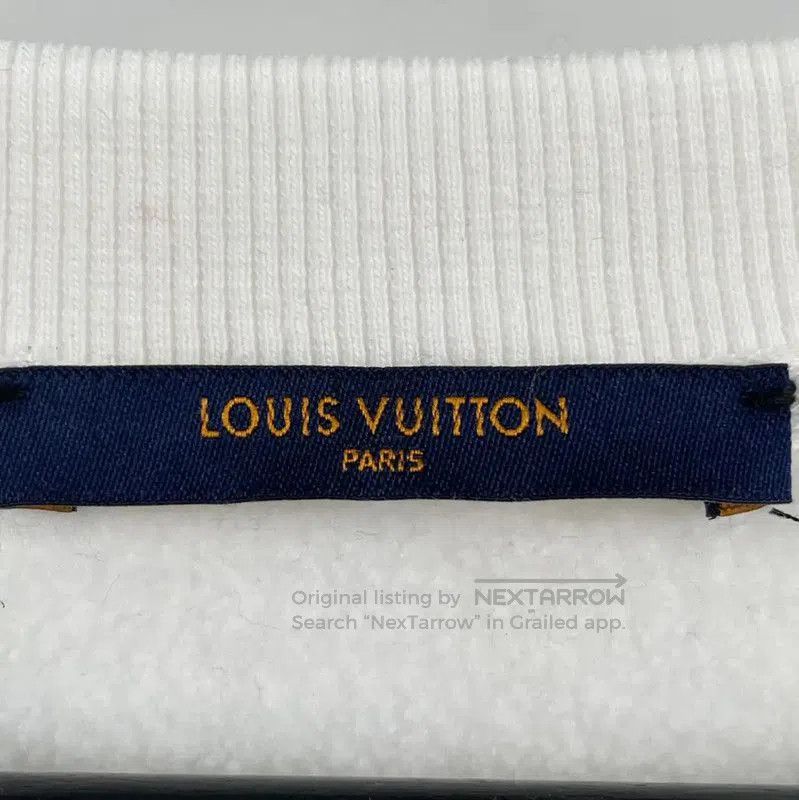 Louis Vuitton Louis Vuitton Winter White Cotton Sweatshirt . Size US XL / EU 56 / 4 - 3 Thumbnail