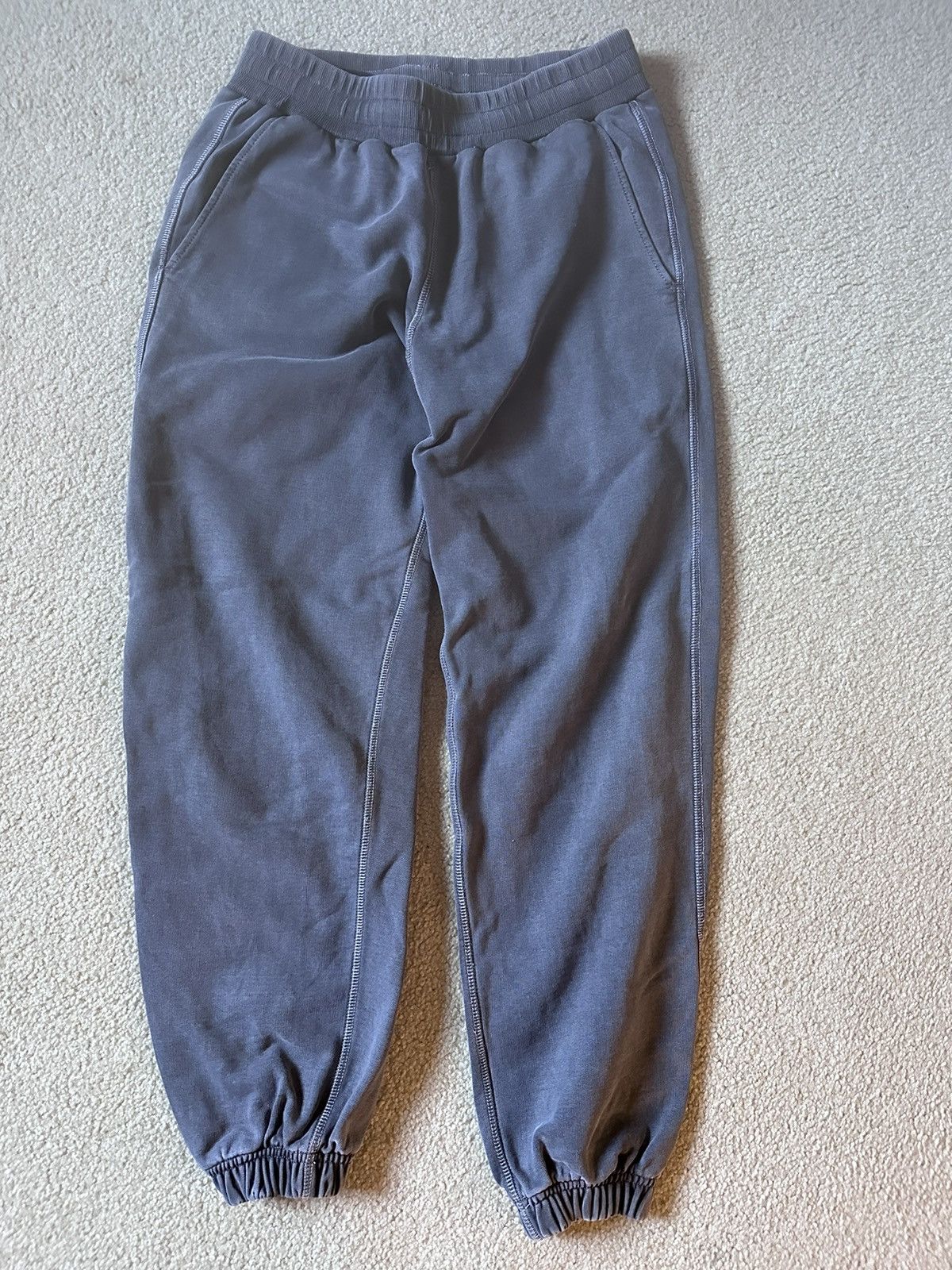 image of Cole Buxton Warmup Sweatpants in Grey, Men's (Size 30)