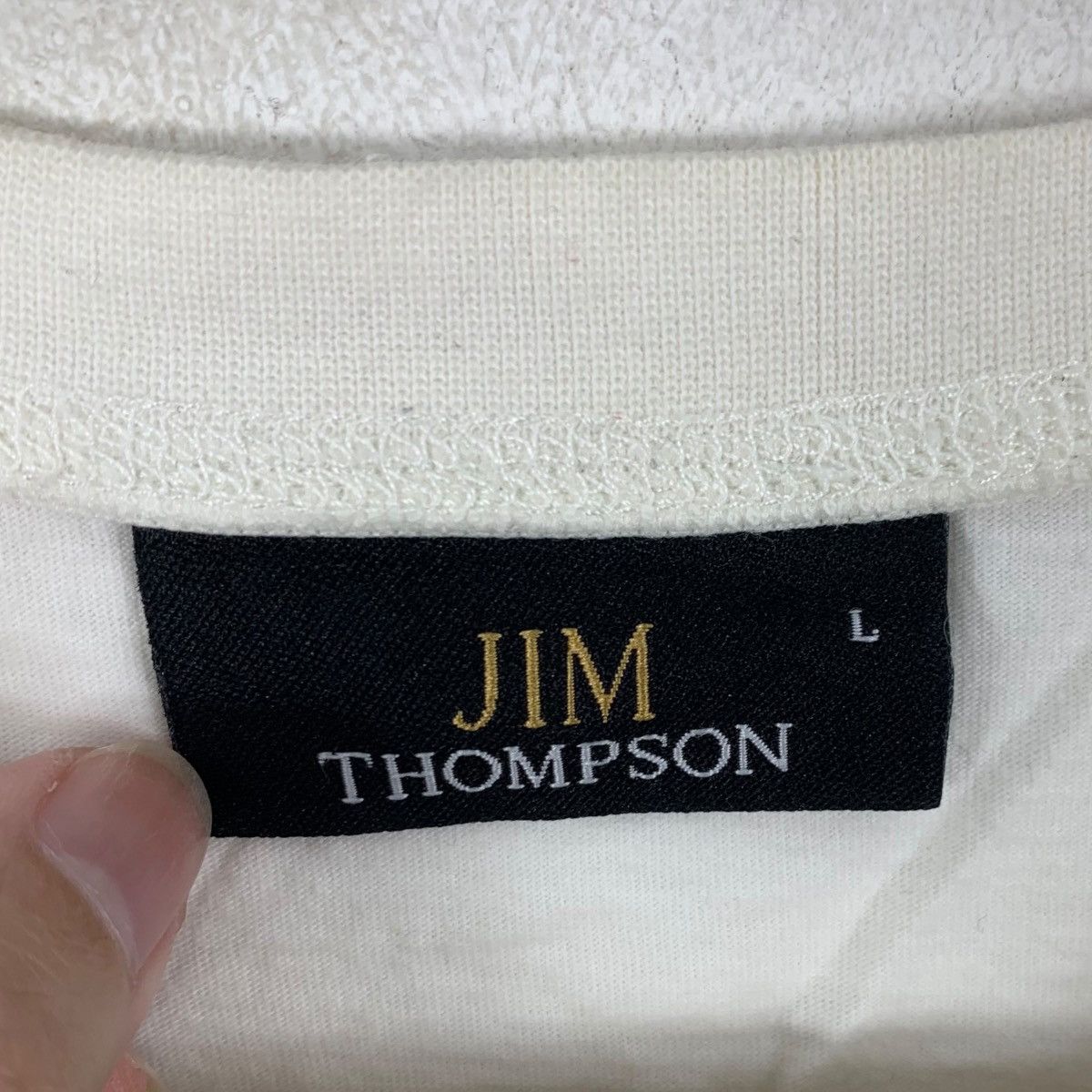 Jim Thompson Vintage JIM THOMPSON ELEPHANT Thailand Silk Tee Shirt Size L / US 10 / IT 46 - 5 Thumbnail