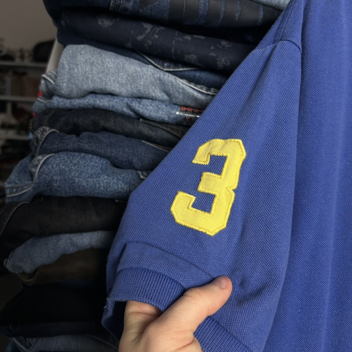 Polo Ralph Lauren Vintage Polo Ralph Lauren big pony 3 streetwear polo Size US XL / EU 56 / 4 - 4 Thumbnail