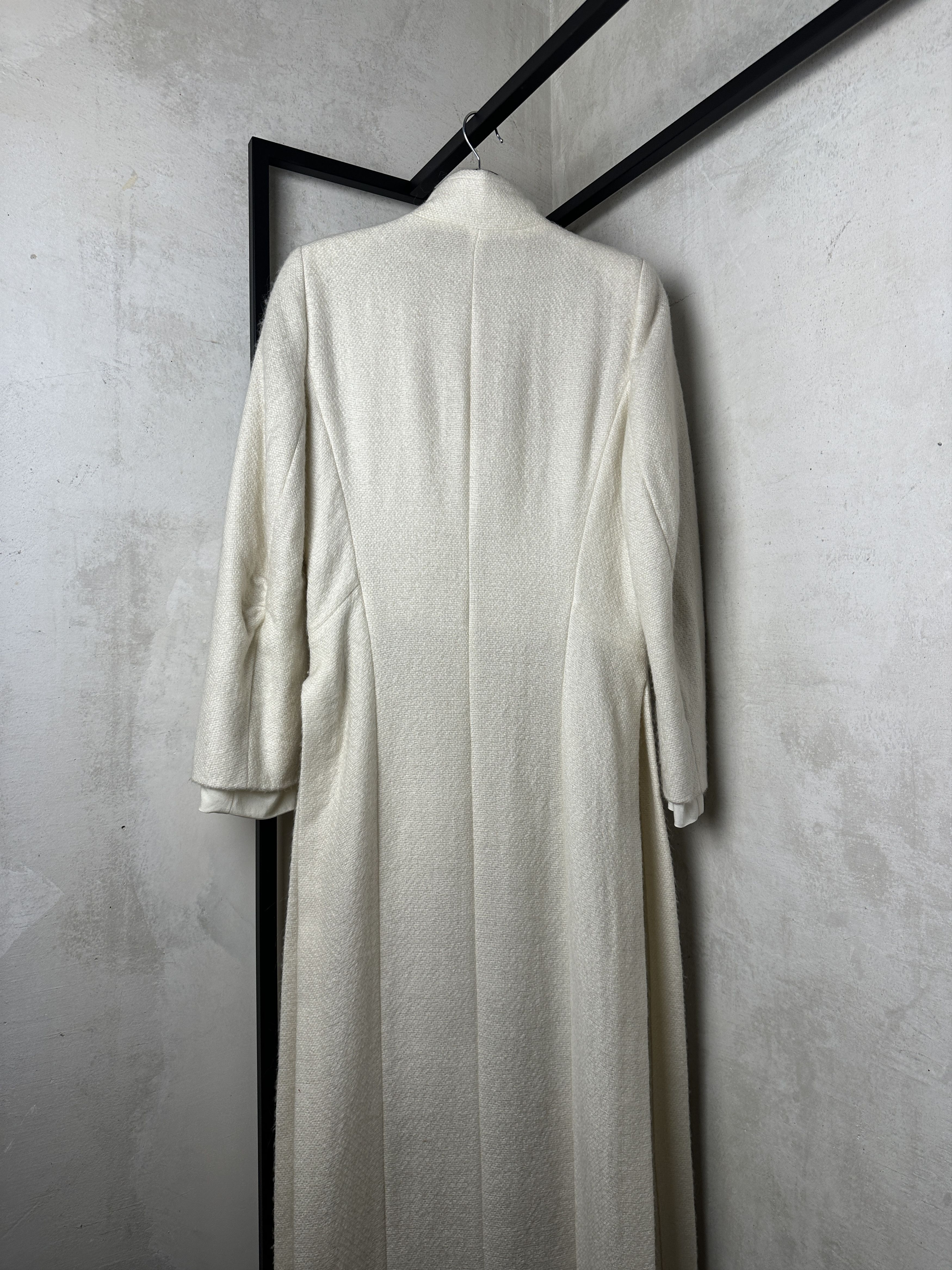Ann Demeulemeester Ann Demeulemeester FW13 Milk Maxi Coat Size S / US 4 / IT 40 - 15 Thumbnail