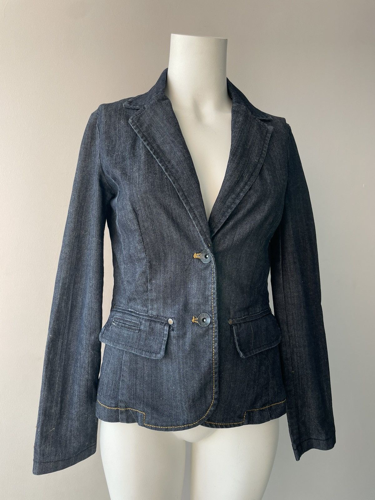 Vintage y2k denim jacket Size S / US 4 / IT 40 - 5 Thumbnail