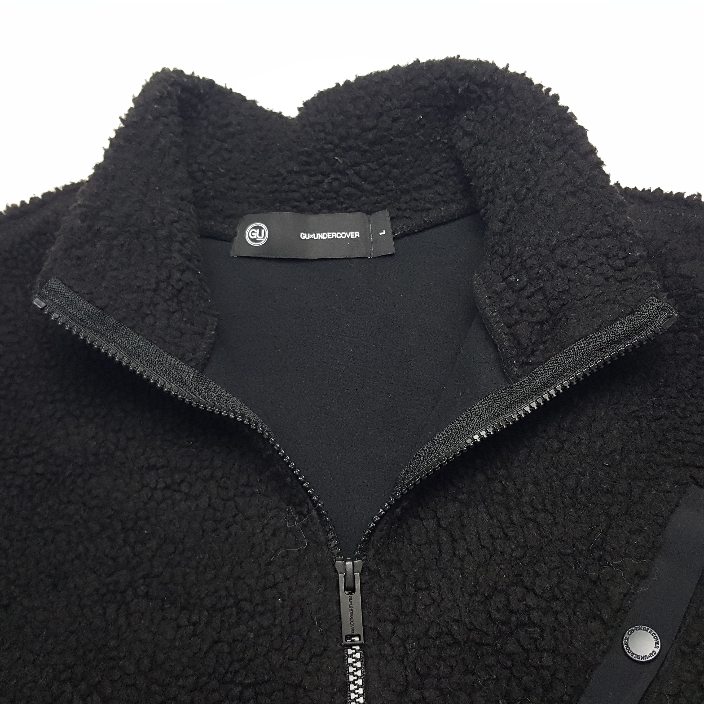 GU × Undercover × Vintage Vintage Gu X Undercover Japanese Brand Sherpa Jacket Size US L / EU 52-54 / 3 - 5 Thumbnail
