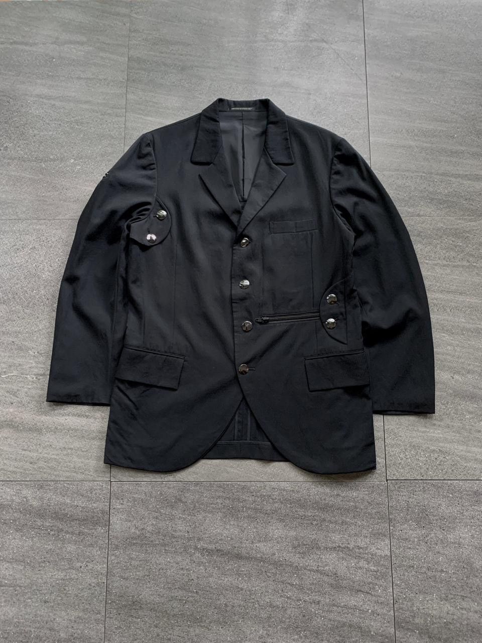 Yohji Yamamoto FREE TAX! Bondage Zipper Blazer Jacket Size 48R - 1 Thumbnail