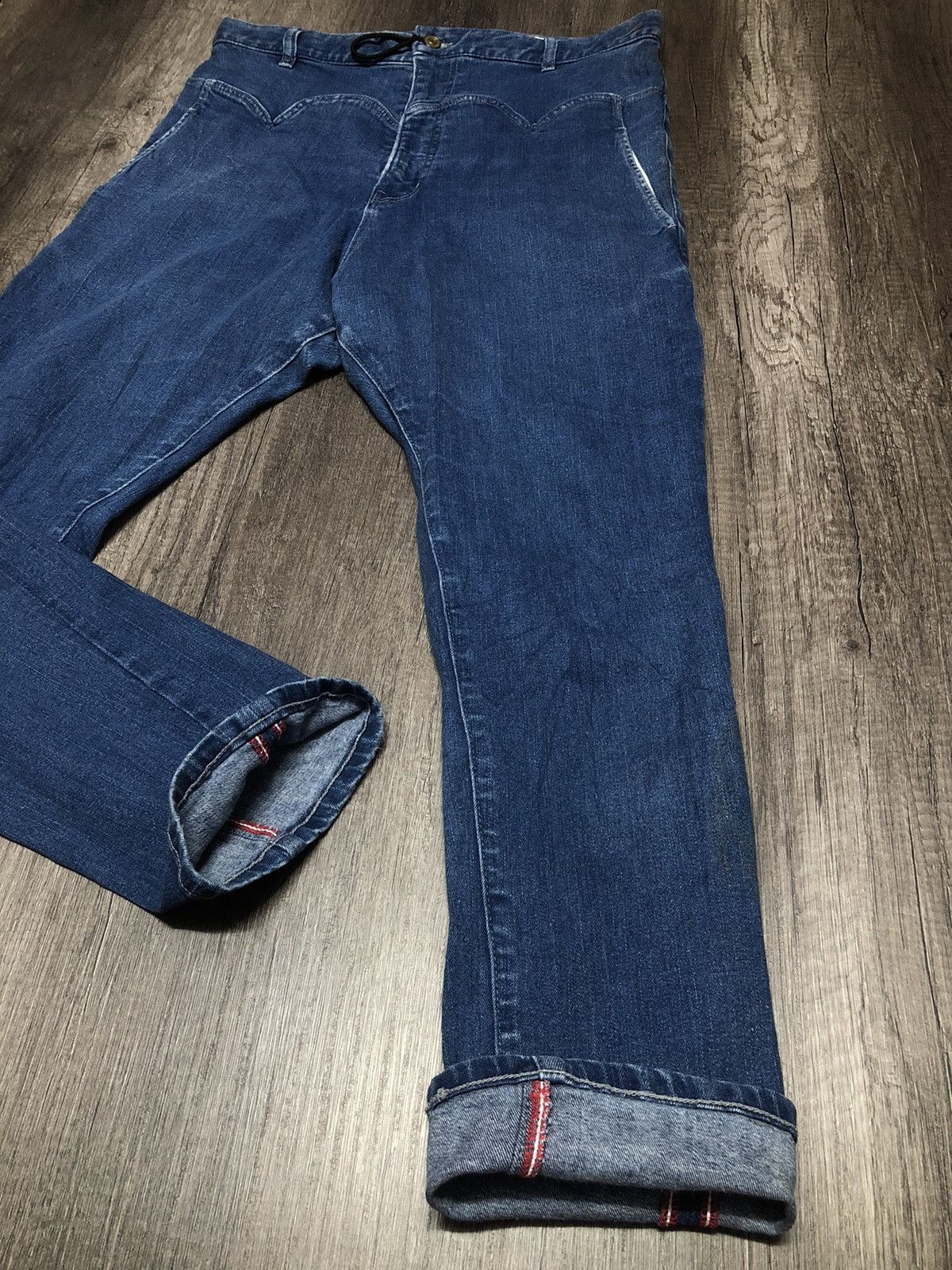 Issey Miyake × Vintage × mercibeaucoup Vintage Mercibeaucoup Issey Miyake Jeans Size 33" - 20 Thumbnail