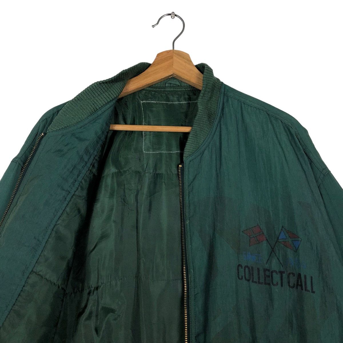 Japanese Brand 🔥Vintage Since 1954 Collect Call Bomber Jacket Big Logo Size US M / EU 48-50 / 2 - 9 Thumbnail