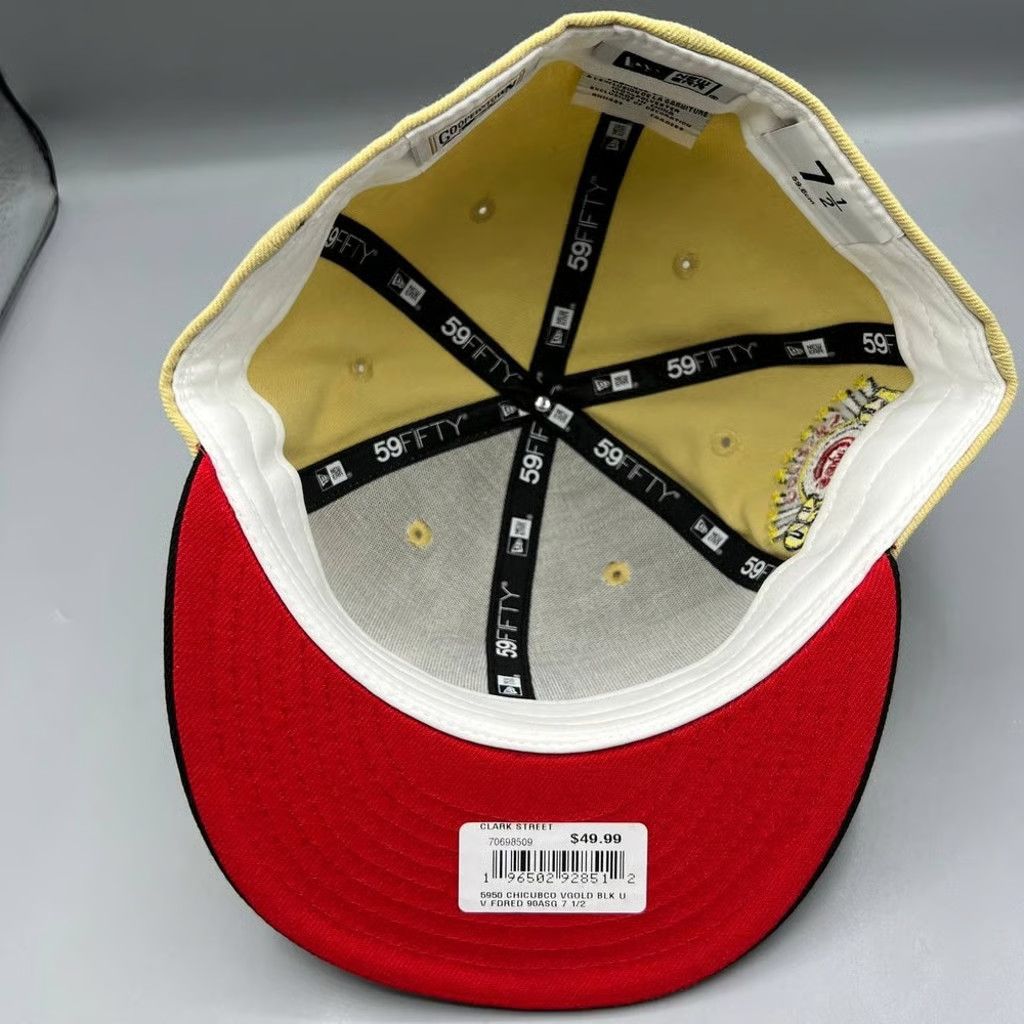 New Era Chicago Cubs Hat Men 7 1/2 59Fifty New Era Fitted Cap Size ONE SIZE - 6 Thumbnail