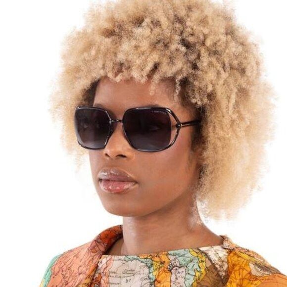 Tom Ford 🕶️ New Tom Ford Goldie FT1092 01A Sunglasses - Black Frame Size ONE SIZE - 3 Thumbnail