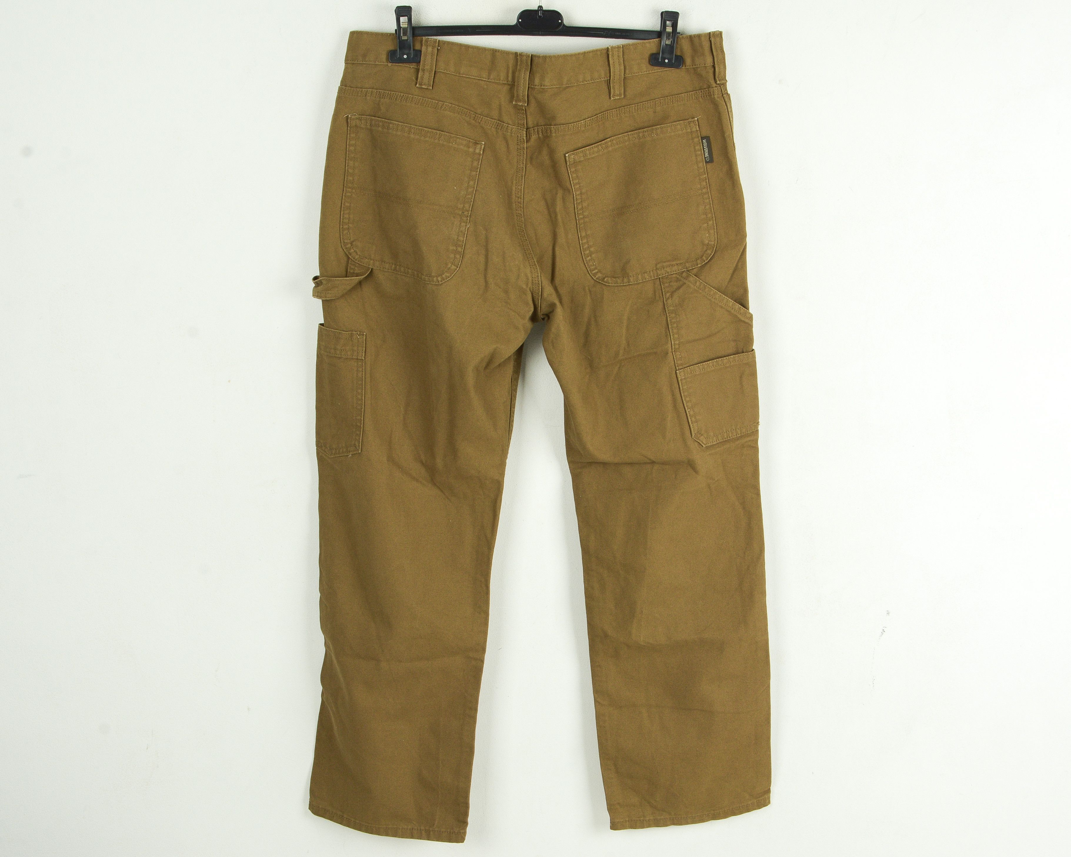 Wolverine W38 L32 Pants Trousers Work Brown Relaxed Cargo Carpenter Size US 38 / EU 54 - 4 Thumbnail