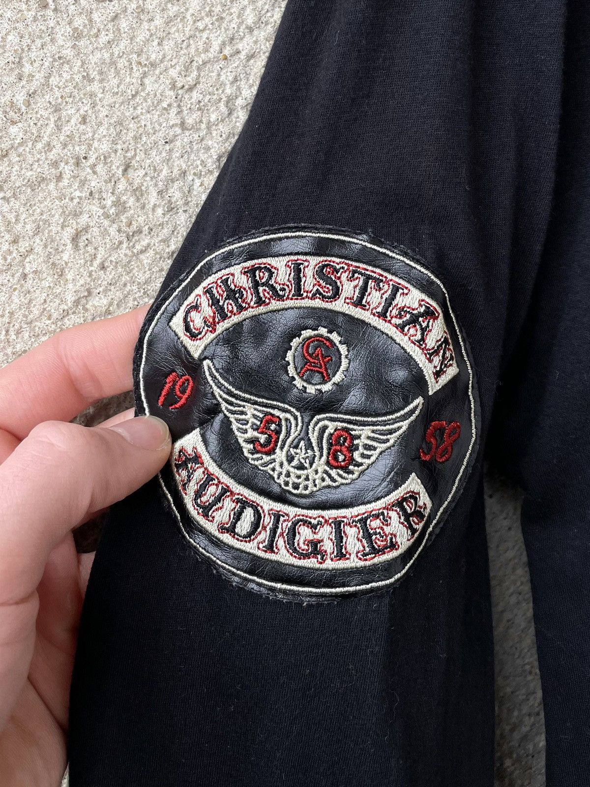 Christian Audigier Vintage Y2K Christian Audigier Ed Hardy Biker Racing T-shirt Size US L / EU 52-54 / 3 - 7 Thumbnail
