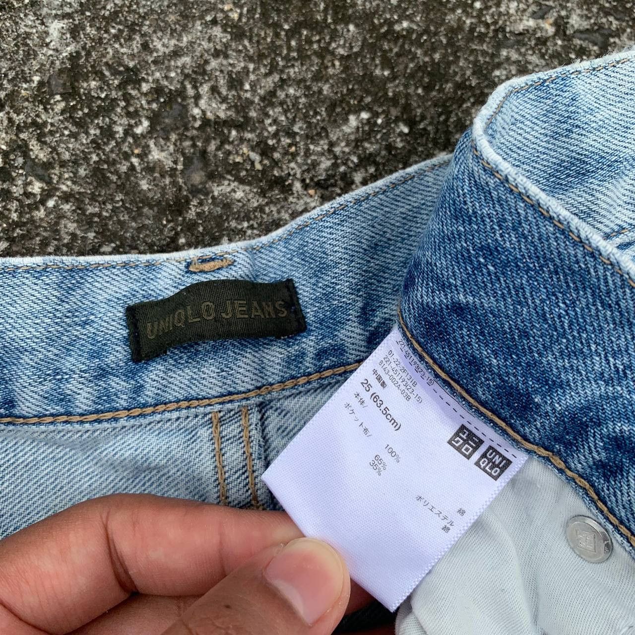 Uniqlo Women Uniqlo Wide Straight Jeans Fabric By Kaihara Size 29" - 7 Thumbnail