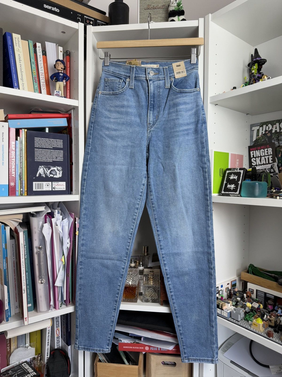 Designer × Levi's Levi’s high waist mom jeans denim pants 24 DSWT streetwear Size 24" / US 00 / IT 34 - 2 Thumbnail