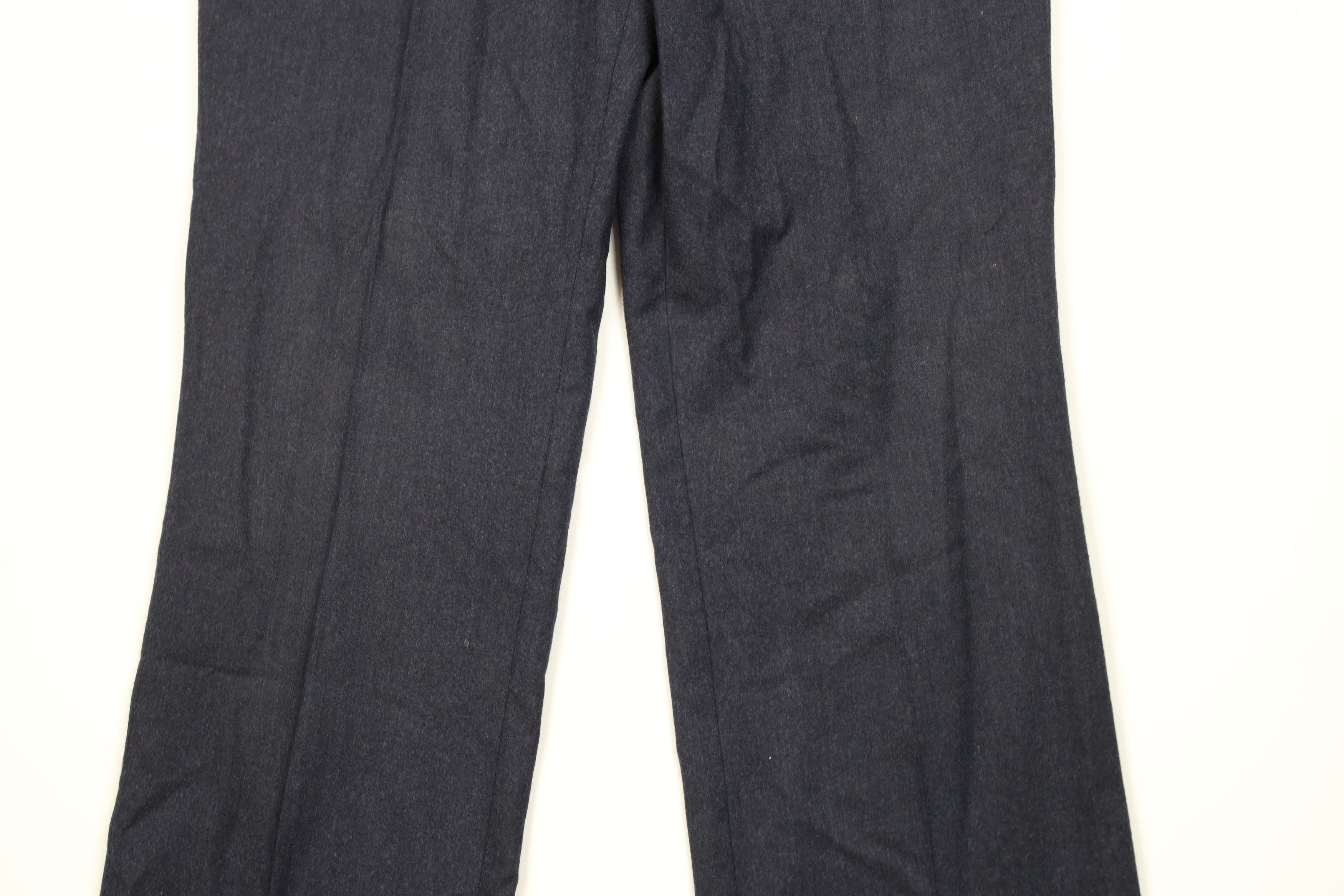 Vintage Vintage 90s Streetwear Wide Leg Chino Pants Navy Blue USA Size US 32 / EU 48 - 3 Thumbnail