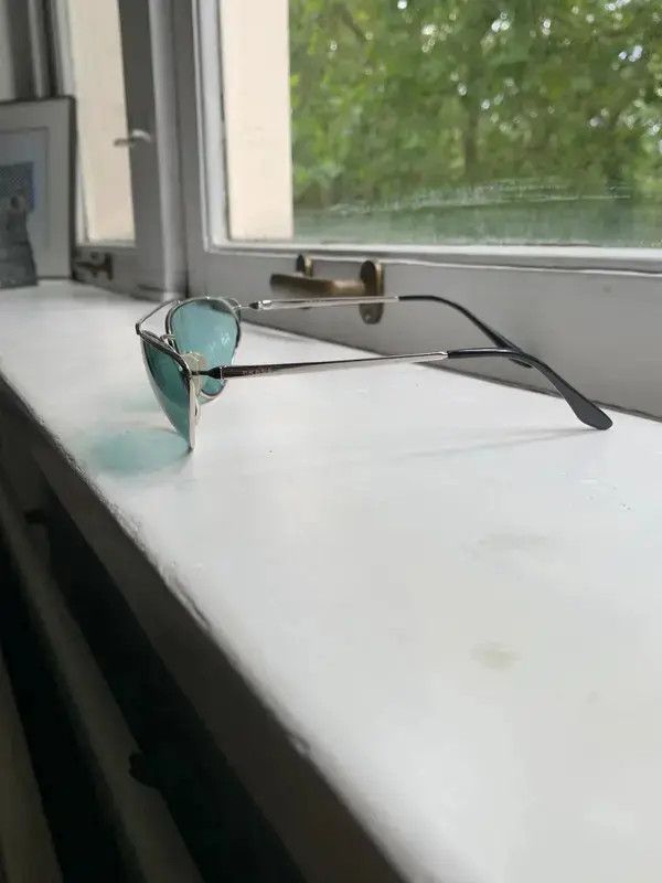 Prada × Vintage PRADA Sunglasses Rimless Sport Metal Frame Shield Mask MA720 Size ONE SIZE - 4 Thumbnail
