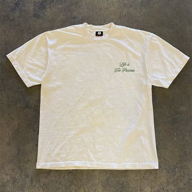 Vintage White washed vintage skull rose print t-shirt Size US M / EU 48-50 / 2 - 2 Thumbnail