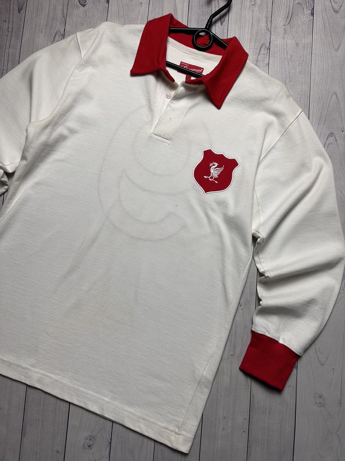 Vintage Vintage Liverpool retro jersey long sleeve logo size S/M Size US M / EU 48-50 / 2 - 3 Thumbnail