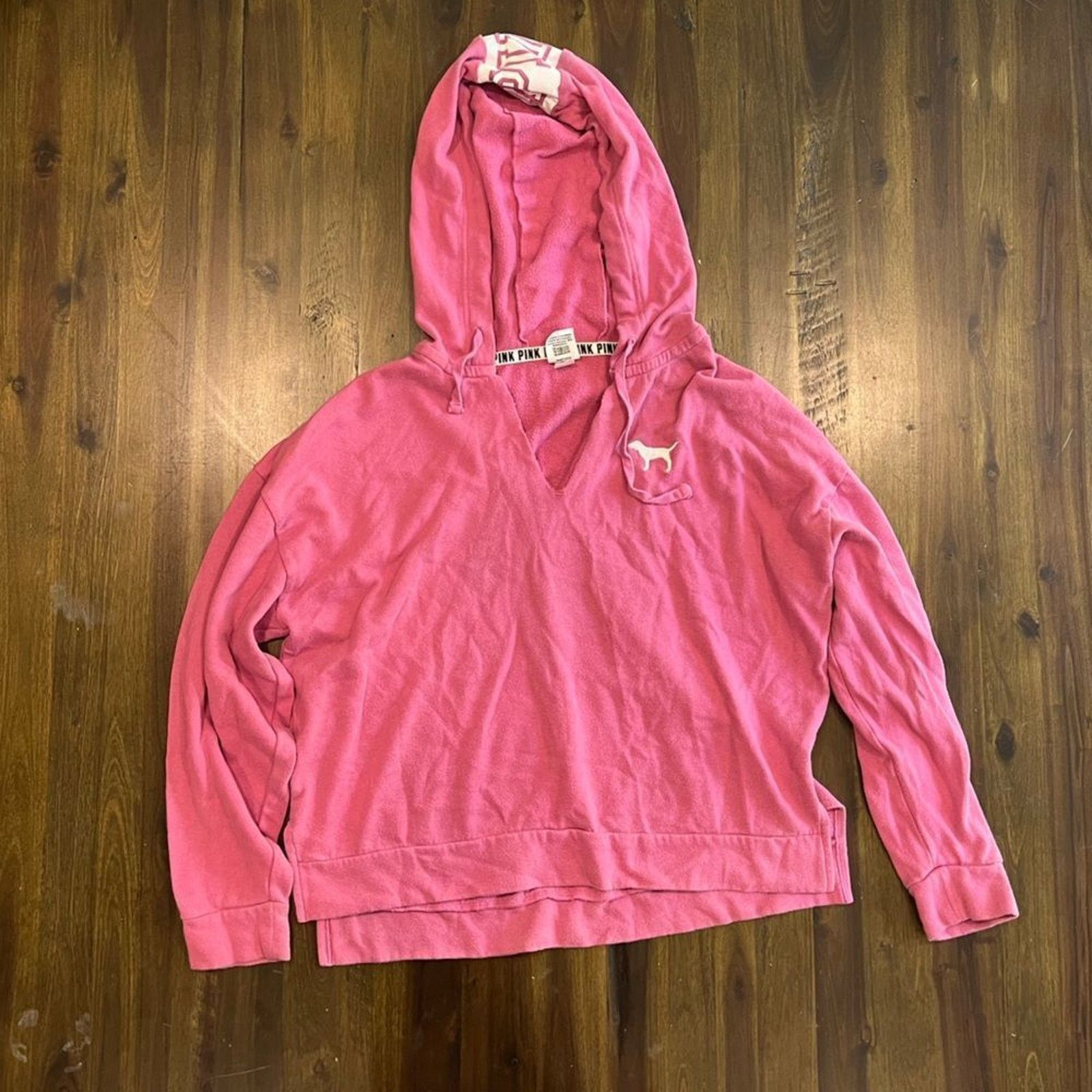 Vintage Victoria’s Secret PINK Pullover Hoodie Medium Size M / US 6-8 / IT 42-44 - 1 Thumbnail