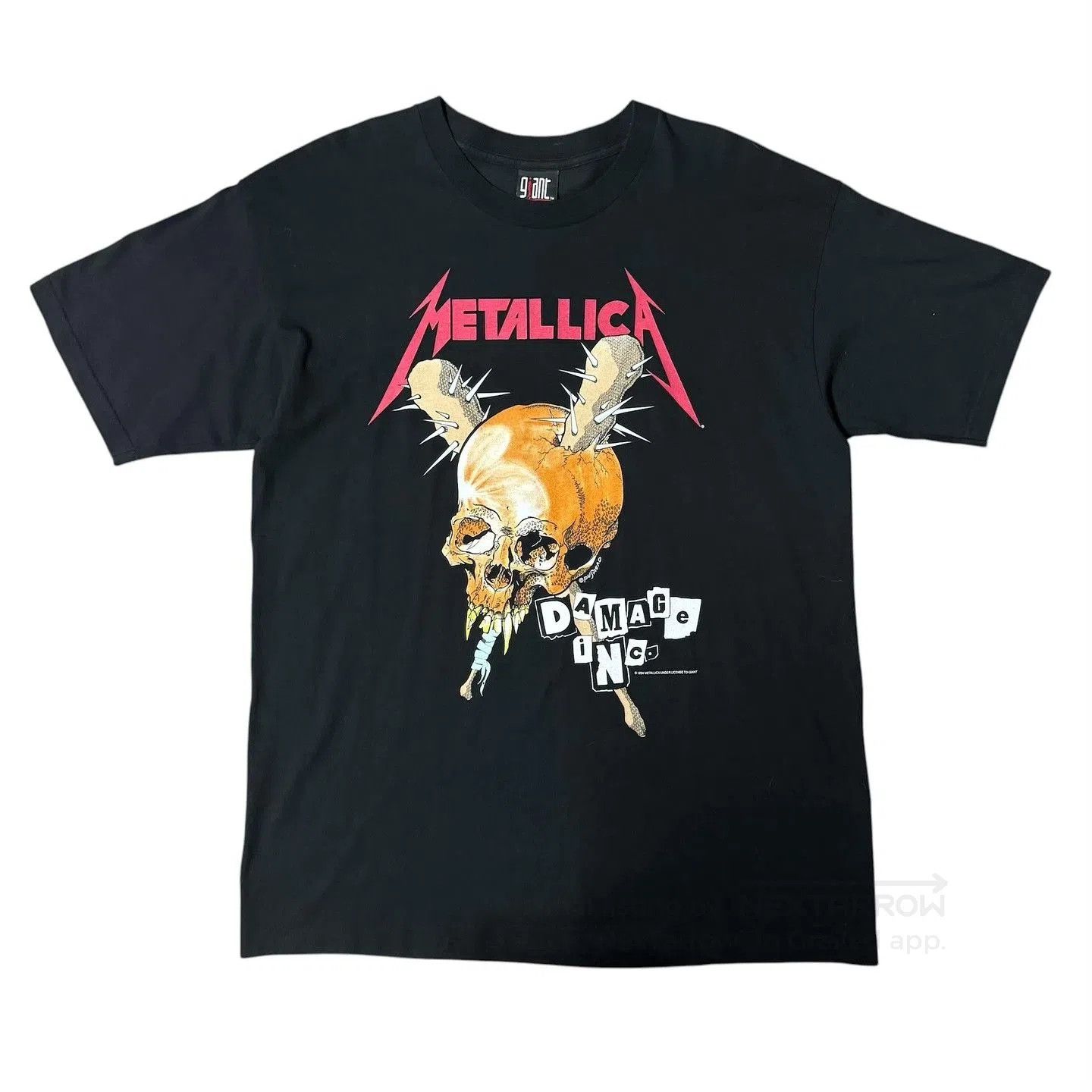 Vintage Metallica 1994 Damage Inc Vintage Tour Tee. Size US M / EU 48-50 / 2 - 1 Thumbnail