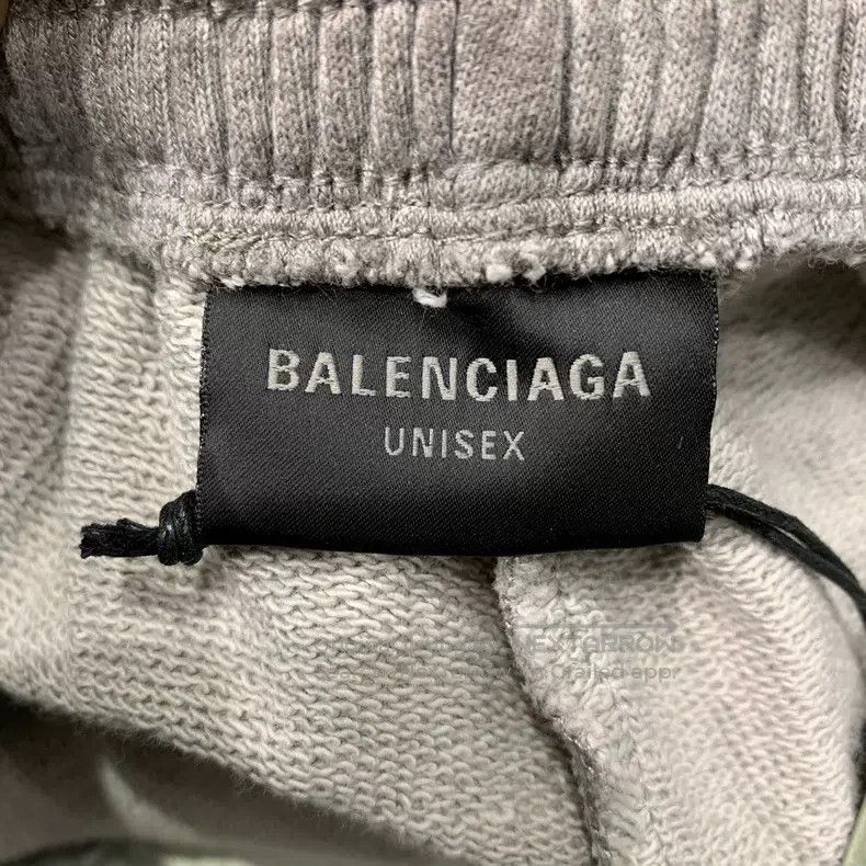 Balenciaga Balenciaga size S Blue Denim Sweatpants with Denim Patch Size US 27 - 4 Thumbnail