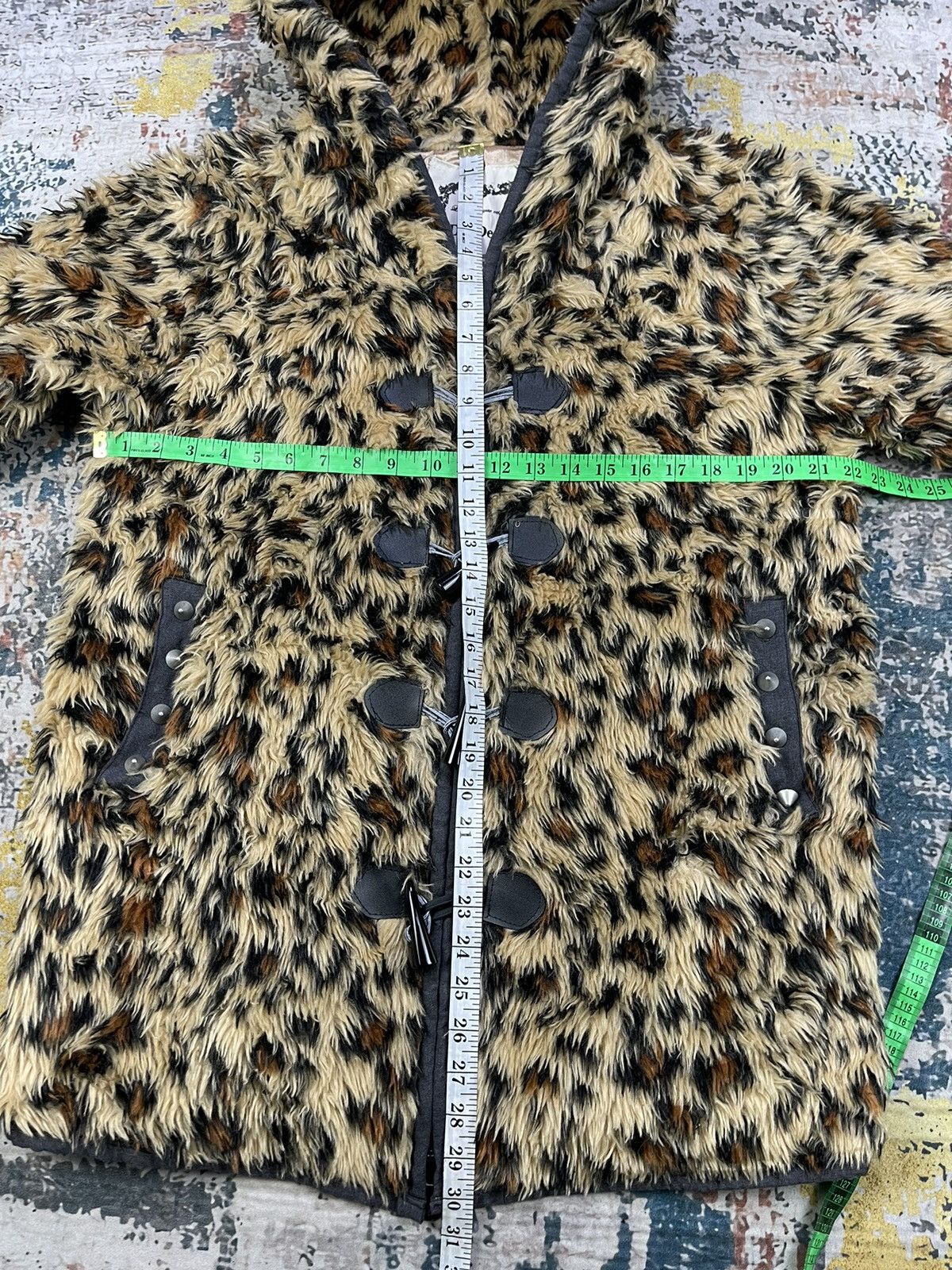 Dig Deep Dig Deep Leopard Fur Ear Hoodie Spiked Jacket Size XL / US 12-14 / IT 48-50 - 12 Thumbnail
