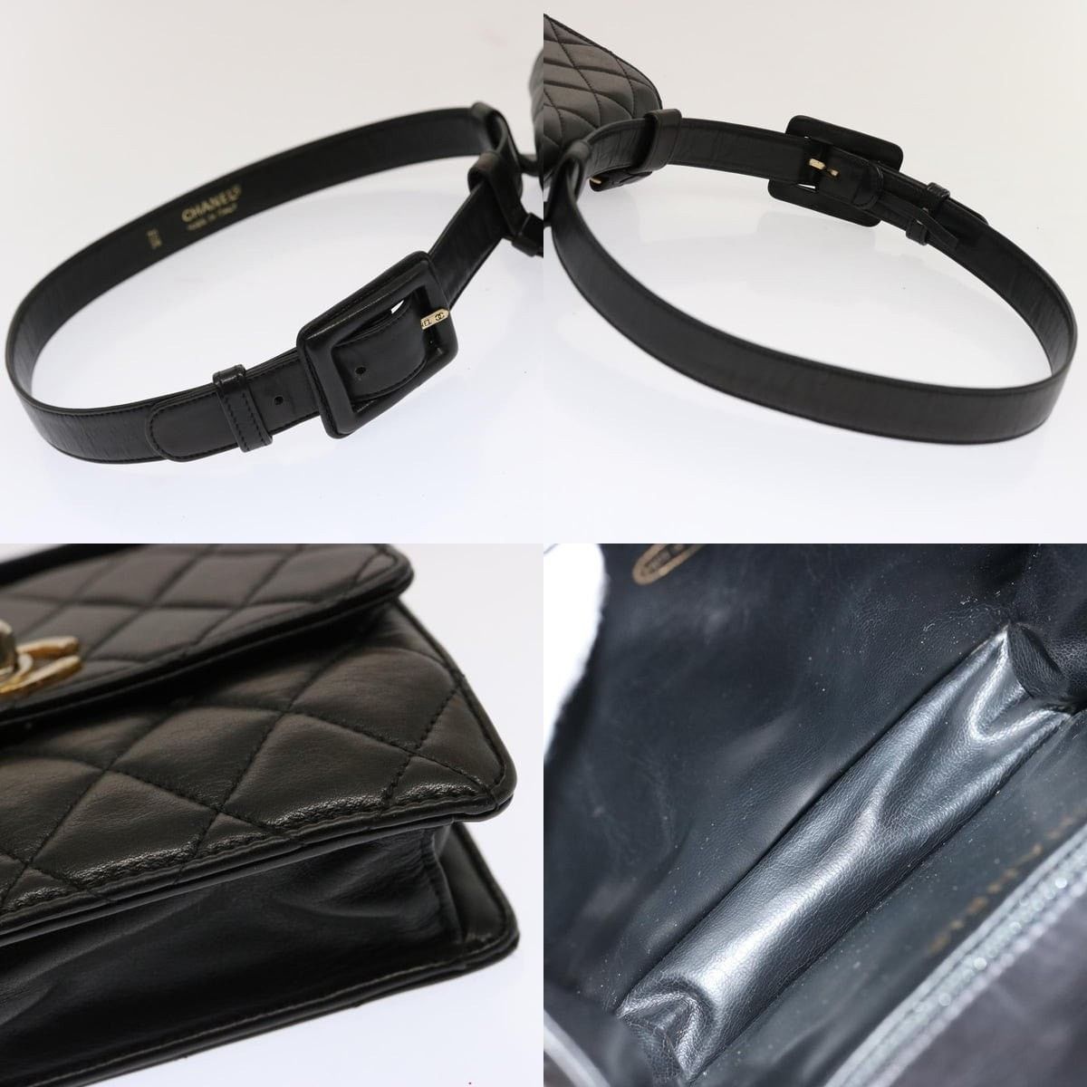 Chanel Chanel Matelasse Turn Lock Waist Bag Size ONE SIZE - 4 Thumbnail