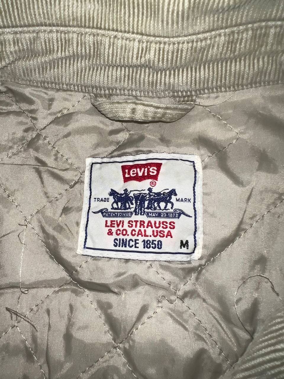 Levi's × Levi's Vintage Clothing × Vintage Levi's Vintage Sherpa Lined Jacket Corduroy White Tab Size US M / EU 48-50 / 2 - 10 Thumbnail