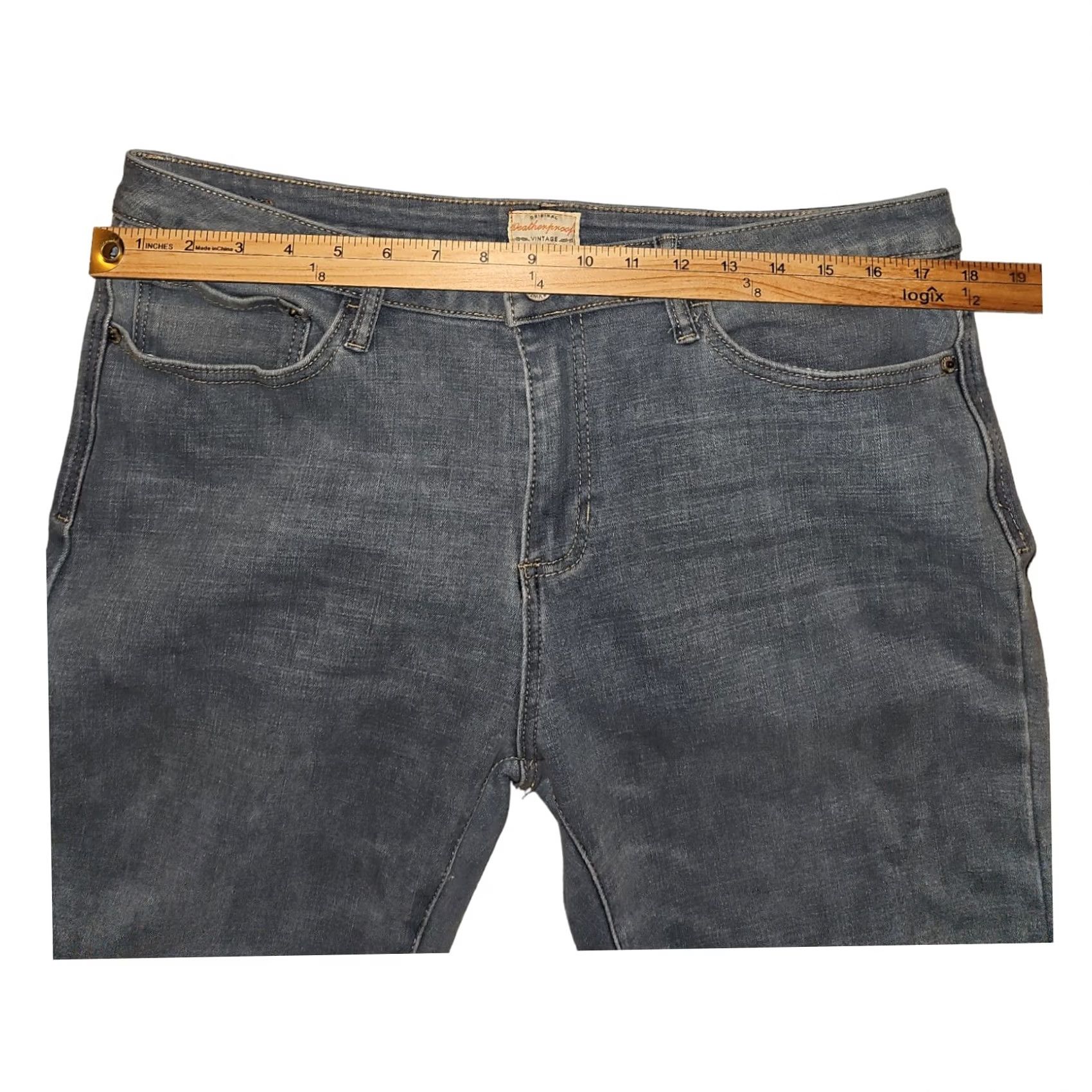 Weatherproof Weatherproof Vintage Fleece Lined Jeans Women's 14 Slim Straight Size 36" / US 14 / IT 50 - 4 Thumbnail