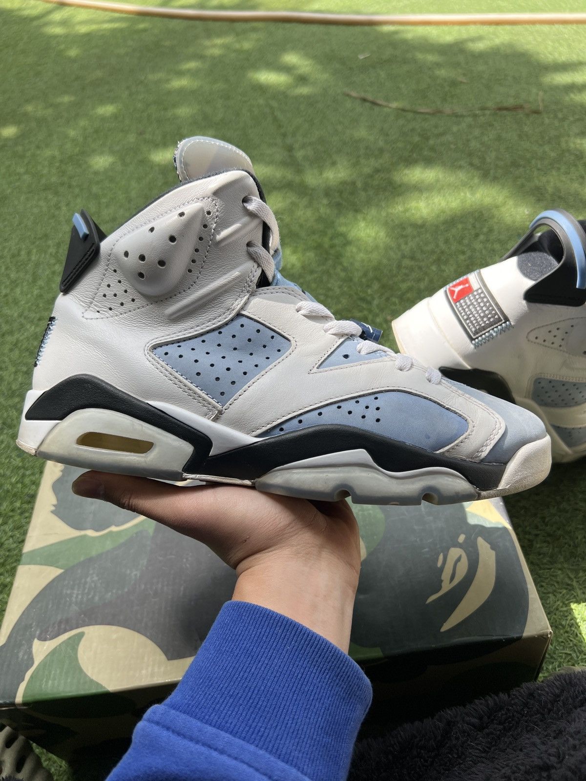 Jordan Brand Air Jordan 6 University Blue UNC white CT8529-410 Size US 9 / EU 42 - 1 Thumbnail