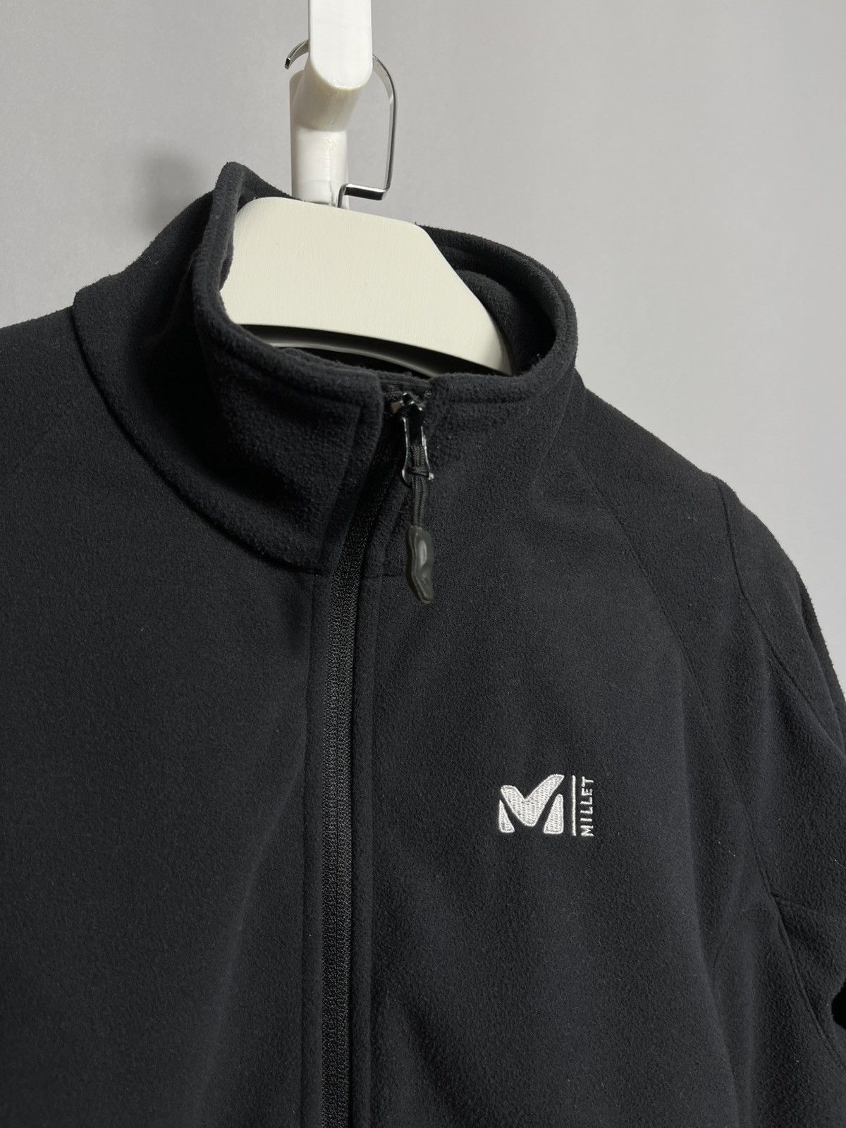 The Mountain Millet Mountain M-Wind Fleece Jacket Black Zip Windbreak Size US L / EU 52-54 / 3 - 2 Thumbnail