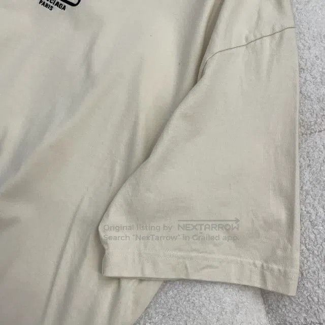 Balenciaga Balenciaga Beige Double B Short Sleeve Size US L / EU 52-54 / 3 - 7 Thumbnail