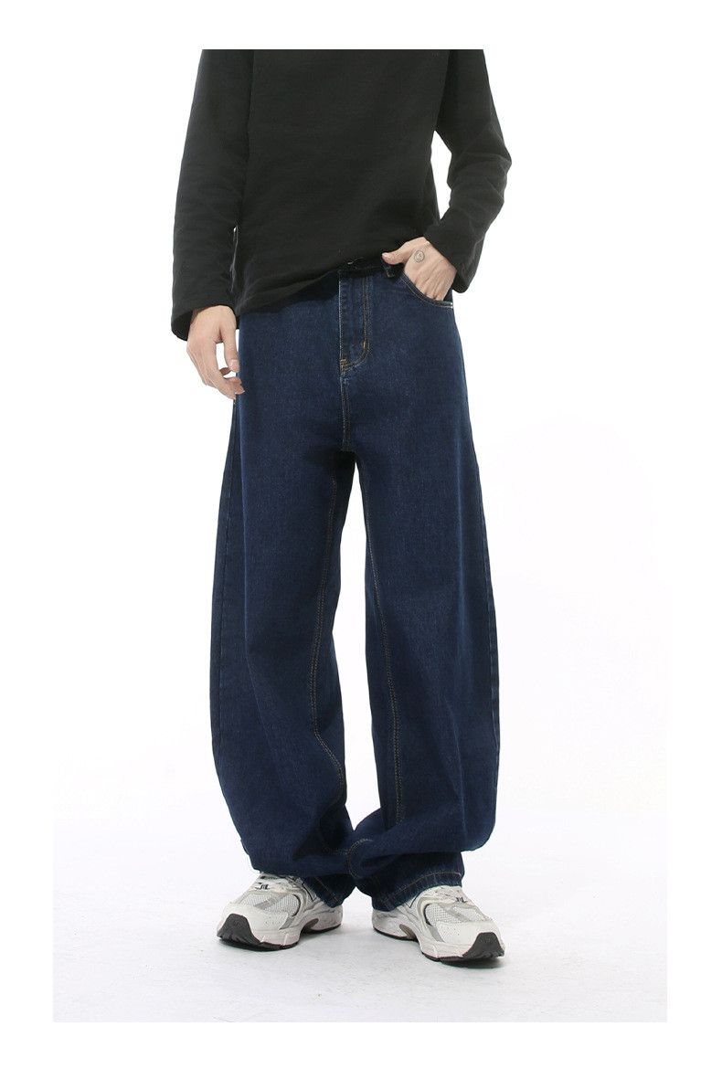 Japanese Brand Japanese retro wide-leg washed curved jeans Size US 32 / EU 48 - 4 Thumbnail