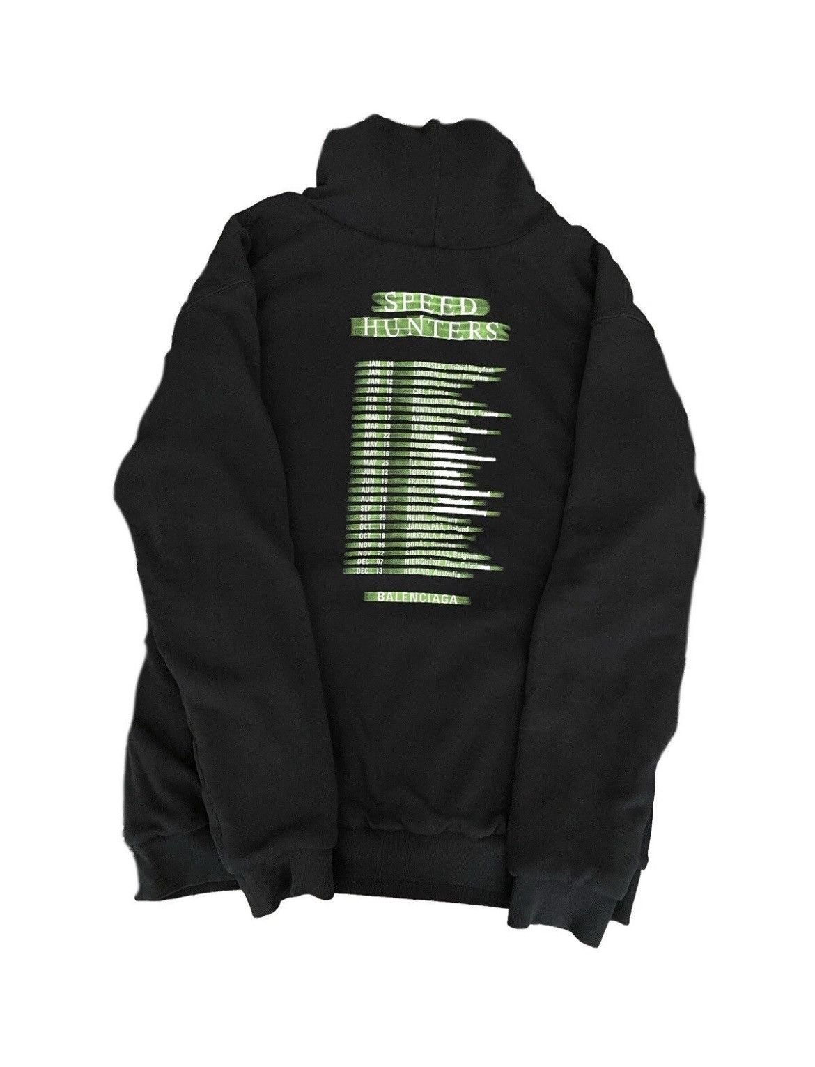 Balenciaga Balenciaga Speed Hunters Hoodie Size L Black Size US L / EU 52-54 / 3 - 2 Thumbnail