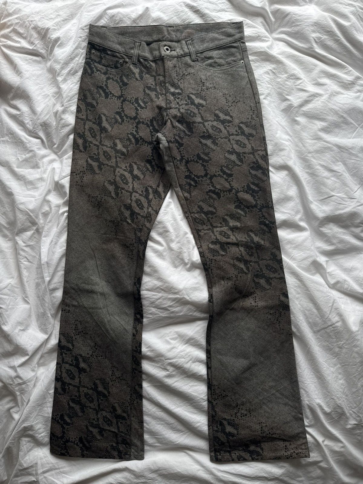 5351 POUR LES HOMMES Rare 5351 Python Jeans Size US 32 / EU 48 - 1 Thumbnail