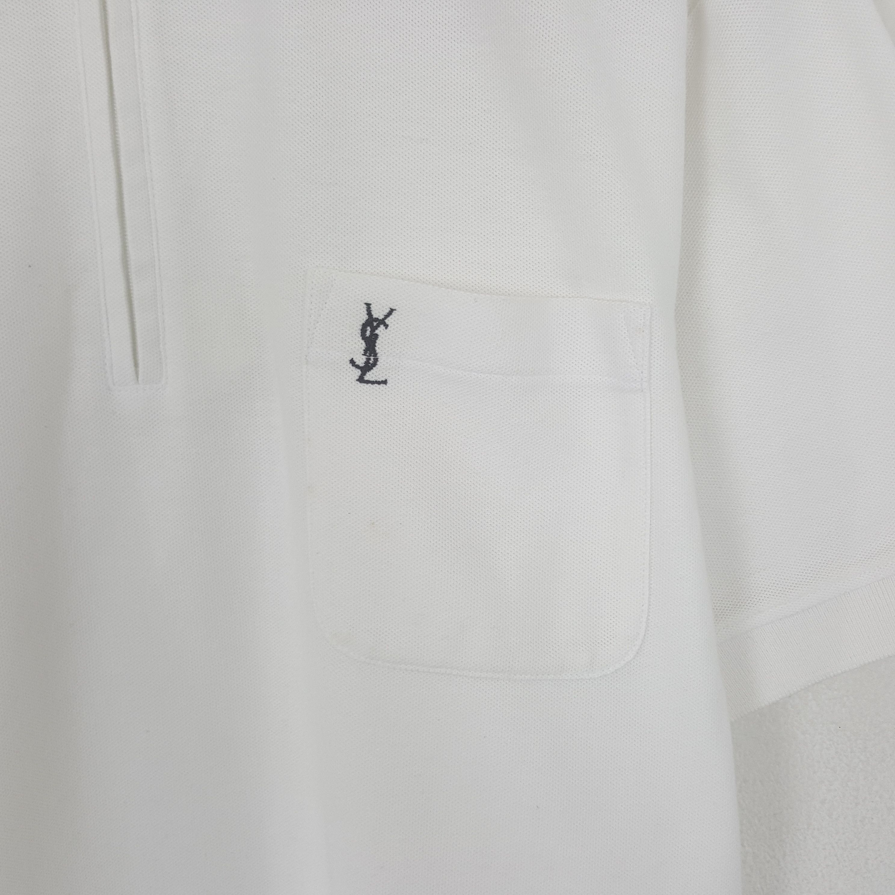 Other Vintage Yves Saint Laurent Designer Tshirt Size US L / EU 52-54 / 3 - 2 Thumbnail
