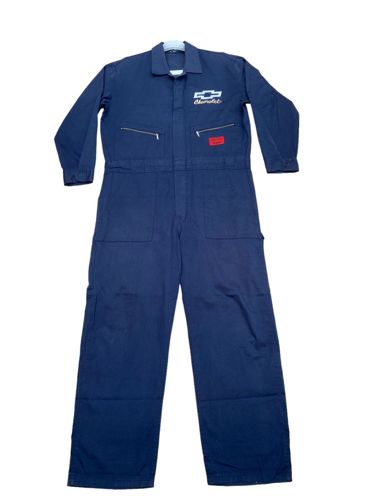 Vintage Vintage Chevrolet Overalls Jumpsuit Size US 38 / EU 54 - 2 Thumbnail