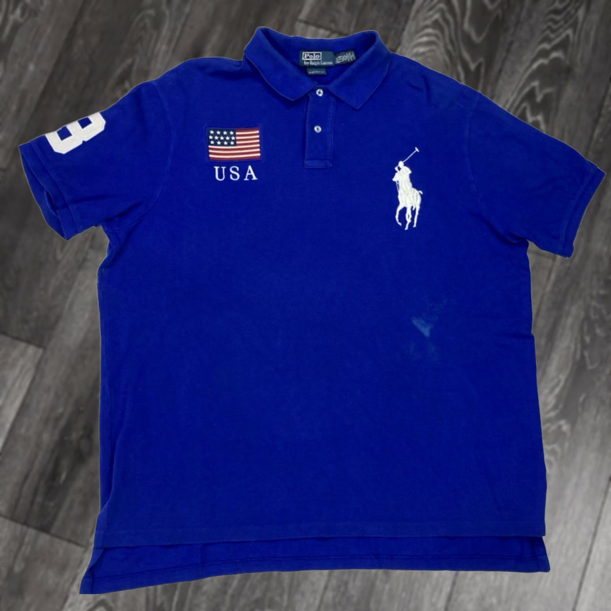 Polo Ralph Lauren VINTAGE Polo Ralph Lauren USA Flag Rugby Polo 