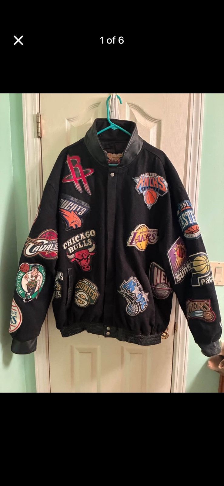 Jeff Hamilton Vintage Jeff Hamilton NBA All-Teams Collage Jacket 6XL Size US XXL / EU 58 / 5 - 1 Thumbnail