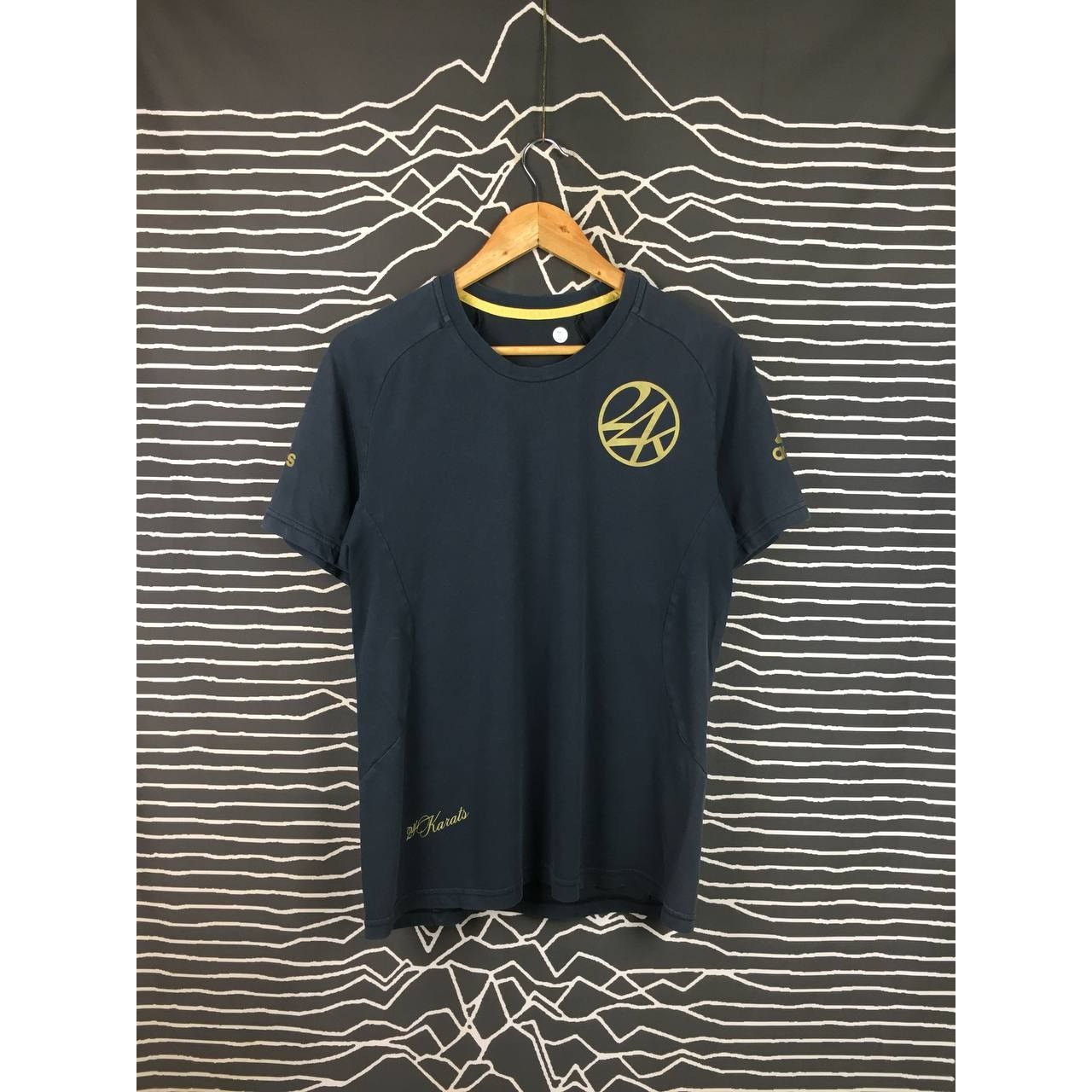 Adidas × Japanese Brand Adidas X 24 Karats Big Logo Climalite Cotton Tee Size US M / EU 48-50 / 2 - 6 Thumbnail