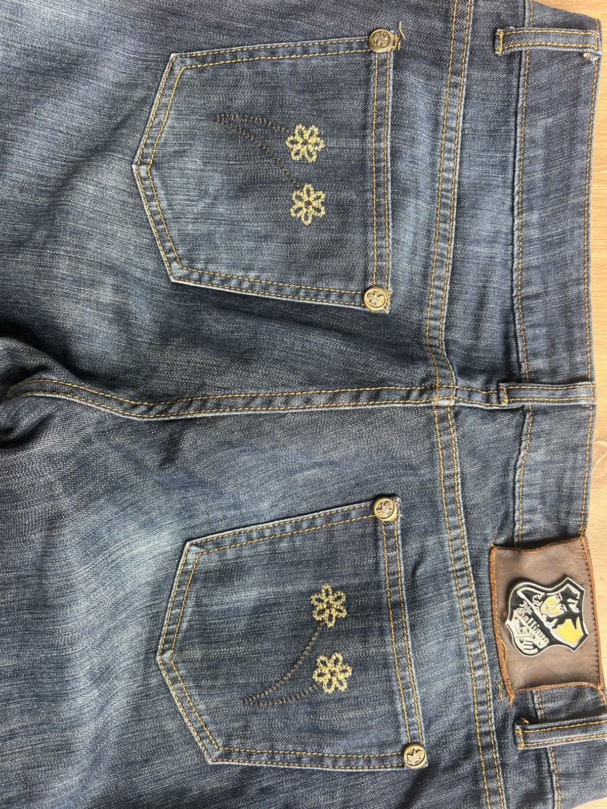 John Galliano Rare Y2K John Galliano Fur Jeans Size US 33 - 2 Thumbnail