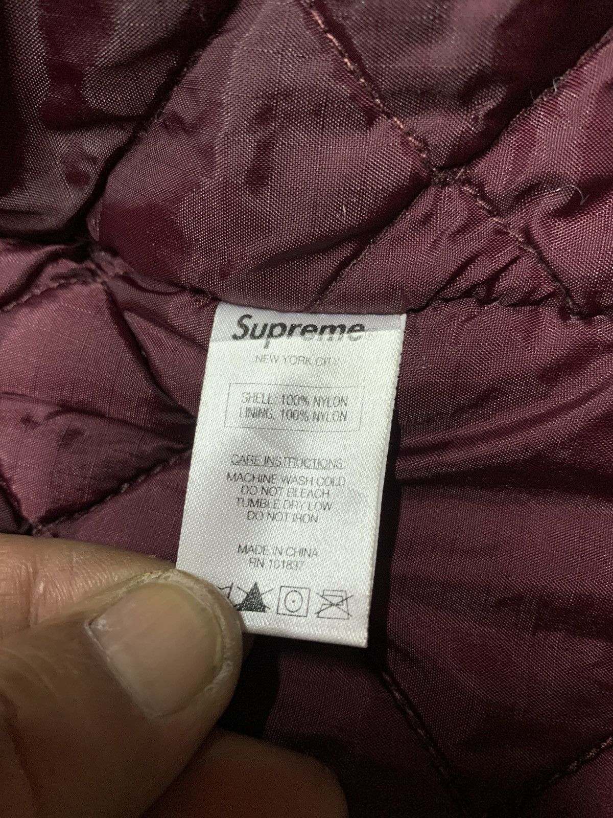 Supreme SUPREME BURGUNDY B-9 PARKA L Size US L / EU 52-54 / 3 - 15 Thumbnail
